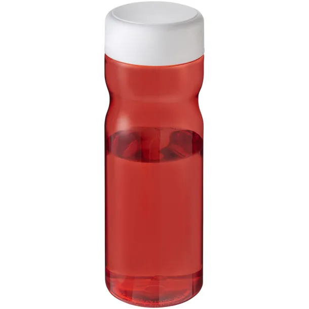 H2O Eco Base 650 ml screw cap water bottle - Unbranded Red White