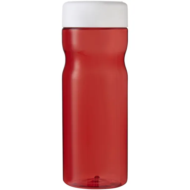 H2O Eco Base 650 ml screw cap water bottle - Unbranded Red White