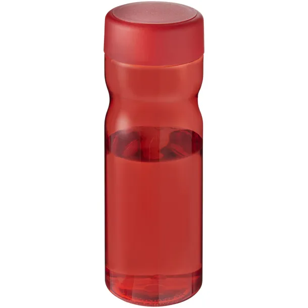 H2O Eco Base 650 ml screw cap water bottle Red Red