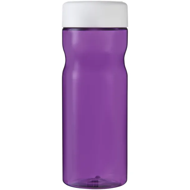 H2O Eco Base 650 ml screw cap water bottle Purple White