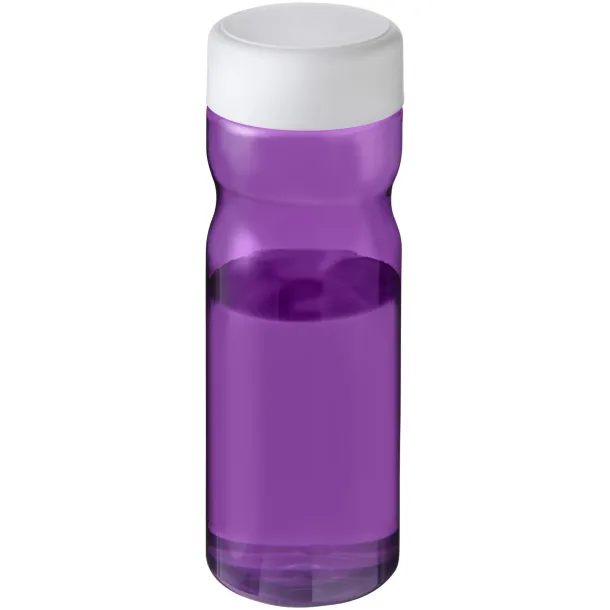 H2O Eco Base 650 ml screw cap water bottle Purple White