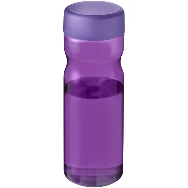 H2O Eco Base 650 ml screw cap water bottle Purple Purple