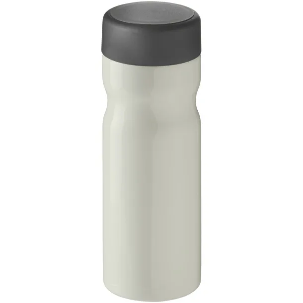 H2O Eco Base boca za vodu s navojnim čepom, 650 ml Ivory white Siva