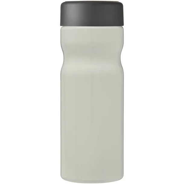 H2O Eco Base 650 ml screw cap water bottle Ivory white Grey