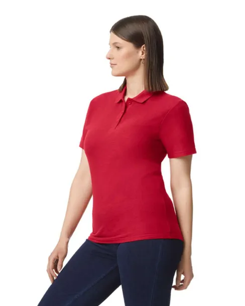  SOFTSTYLE® muška polo pique majica kratkih rukava, 177 g/m² - Gildan Cherry Red