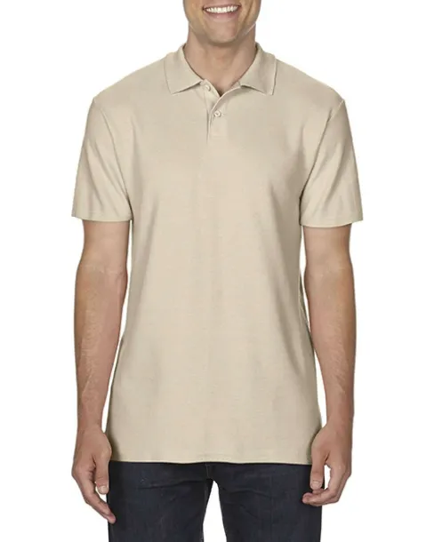  SOFTSTYLE® ADULT DOUBLE PIQUÉ POLO - Gildan Sand