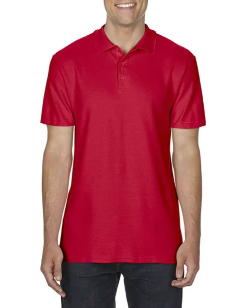 SOFTSTYLE® muška polo pique majica kratkih rukava, 177 g/m² - Gildan Crvena