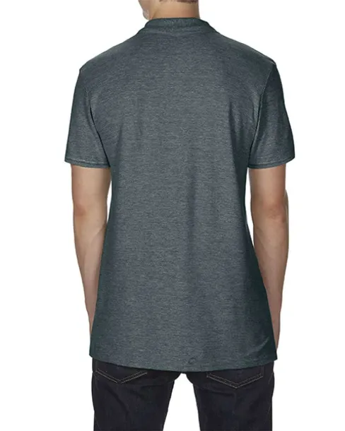  SOFTSTYLE® muška polo pique majica kratkih rukava, 177 g/m² - Gildan Dark Heather