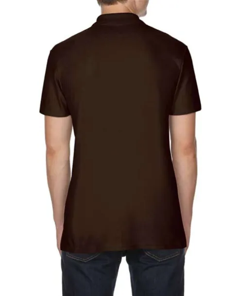  SOFTSTYLE® muška polo pique majica kratkih rukava, 177 g/m² - Gildan Dark Chocolate