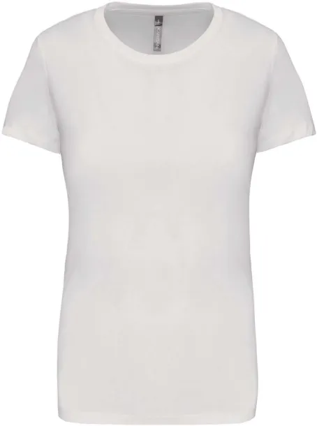  LADIES' SHORT SLEEVE CREW NECK T-SHIRT - Kariban White