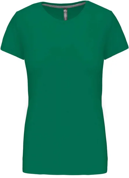  Ženska majica kratkih rukava, 180 g/m2 - Kariban Kelly zelena