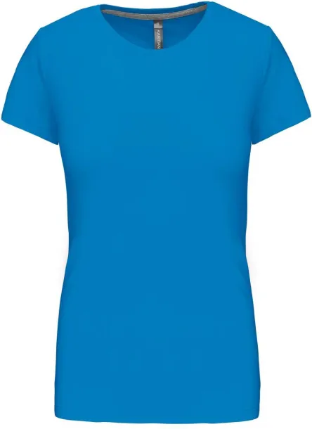  LADIES' SHORT SLEEVE CREW NECK T-SHIRT - Kariban Tropical Blue