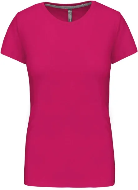  LADIES' SHORT SLEEVE CREW NECK T-SHIRT - Kariban Fuchsia