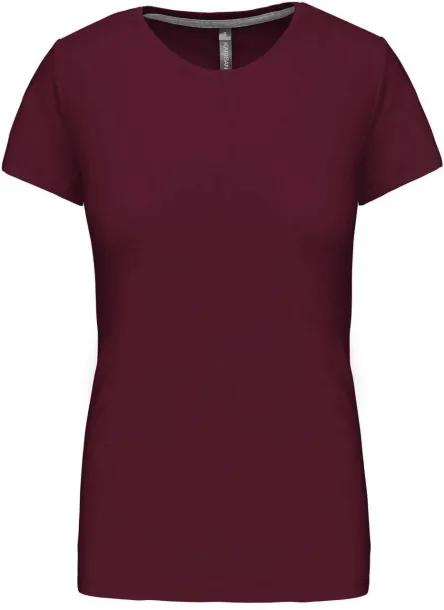  LADIES' SHORT SLEEVE CREW NECK T-SHIRT - Kariban Wine