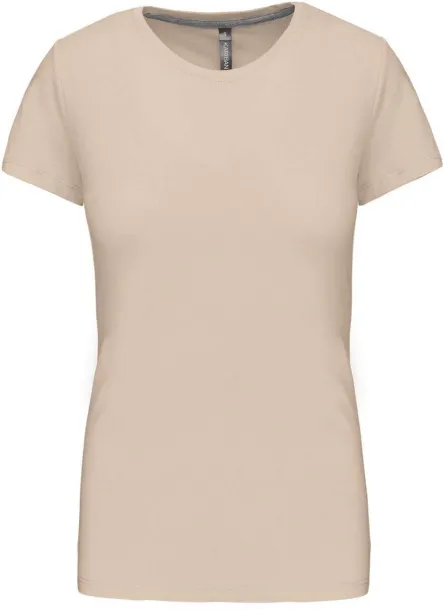  LADIES' SHORT SLEEVE CREW NECK T-SHIRT - Kariban Pjesak smeđa