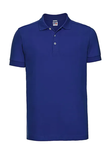  Men's Fitted Stretch Polo - Russell  Bright Royal