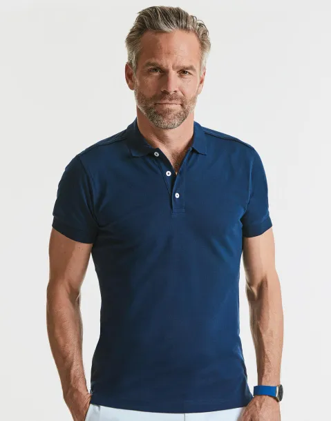  Men's Fitted Stretch Polo - Russell 