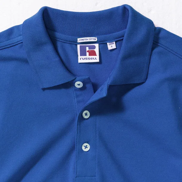  Men's Fitted Stretch Polo - Russell 