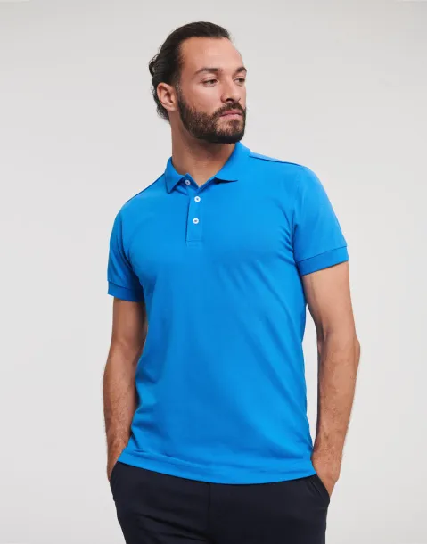  Men's Fitted Stretch Polo - Russell 