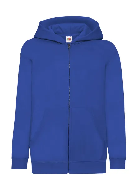  Dječji klasični hoodie s patentnim zatvaračem, 280 g/m² - Fruit of the Loom Kraljevski plava