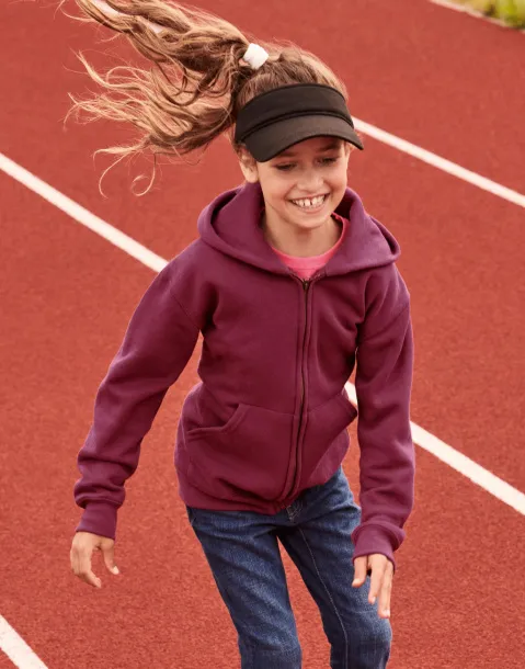  Kids Classic Hooded Sweat Jacket - Fruit of the Loom