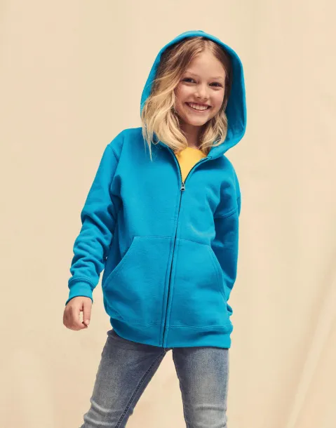  Dječji klasični hoodie s patentnim zatvaračem, 280 g/m² - Fruit of the Loom