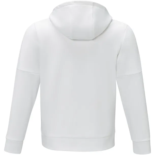 Sayan men's half zip anorak hooded sweater - Elevate Life White