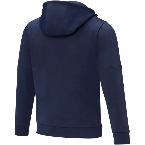 Sayan men's half zip anorak hooded sweater - Elevate Life Navy Blue