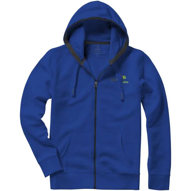 Arora hooded full zip sweater - Elevate Life Blue