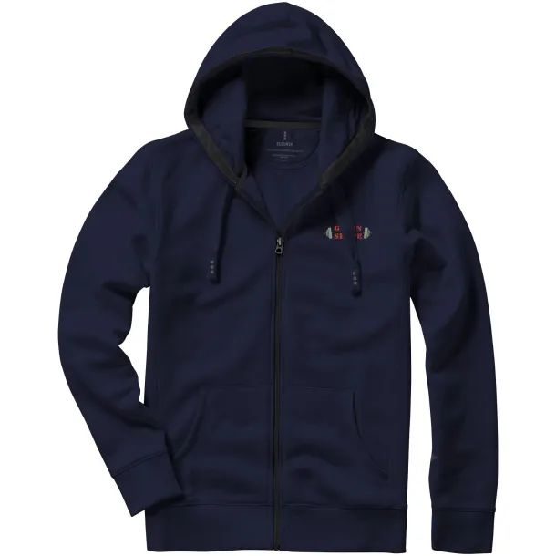 Arora hooded full zip sweater - Elevate Life Navy Blue