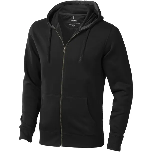 Arora hooded full zip sweater - Elevate Life Anthracite