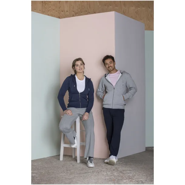 Arora hooded full zip sweater - Elevate Life Crna