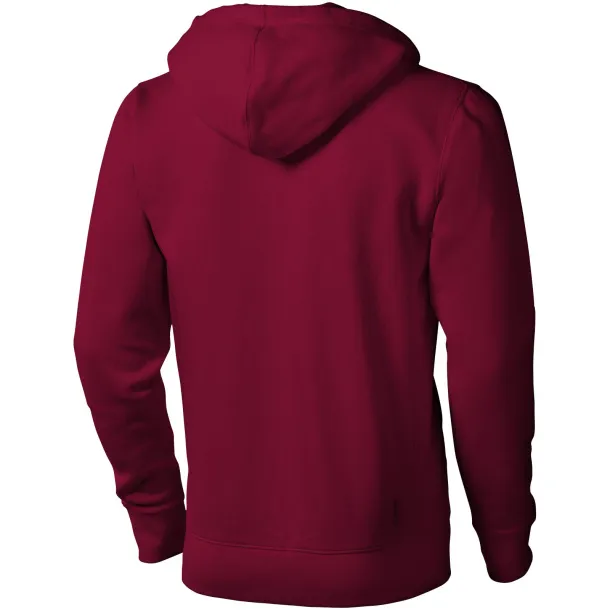 Arora hooded full zip sweater - Elevate Life Burgundy