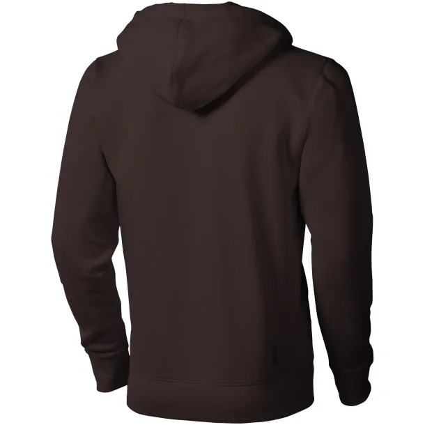 Arora hooded full zip sweater - Elevate Life Chocolate brown