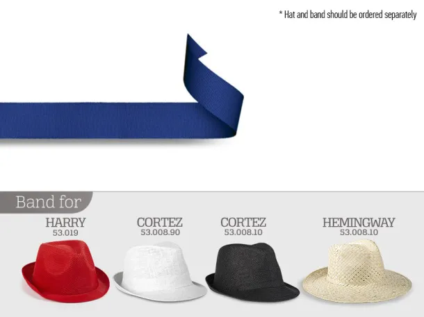 PROMO BAND hat band - EXPLODE Royal blue