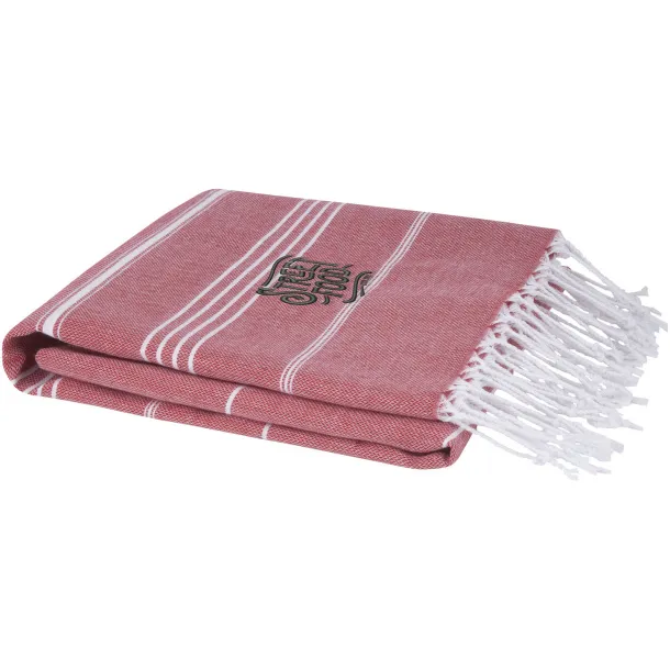 Anna 150 g/m² hammam cotton towel 100x180 cm Red