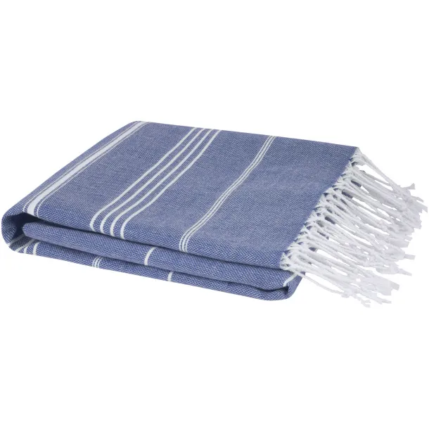 Anna 150 g/m² hammam cotton towel 100x180 cm Navy Blue