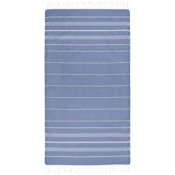 Anna 150 g/m² hammam cotton towel 100x180 cm Navy Blue