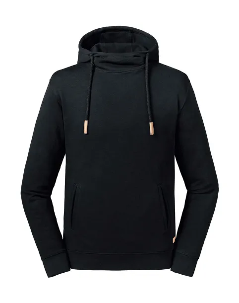  Hoodie od oganskog pamuka s visokim ovratnikom - Russell Pure Organic Crna