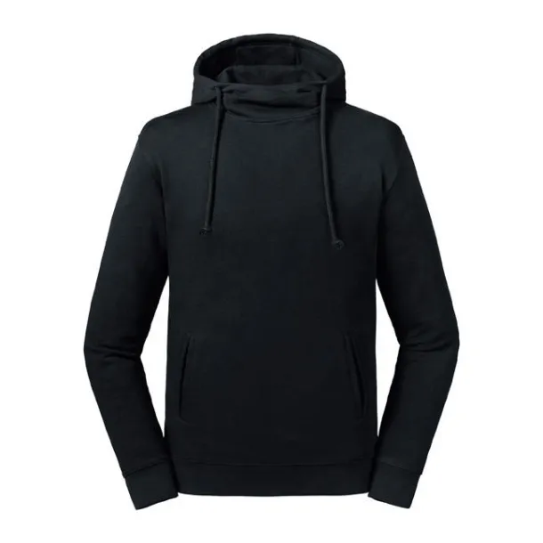  Hoodie od oganskog pamuka s visokim ovratnikom - Russell Pure Organic Crna