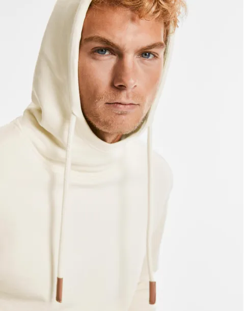  Pure Organic High Collar Hooded Sweat - Russell Pure Organic