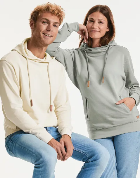  Hoodie od oganskog pamuka s visokim ovratnikom - Russell Pure Organic