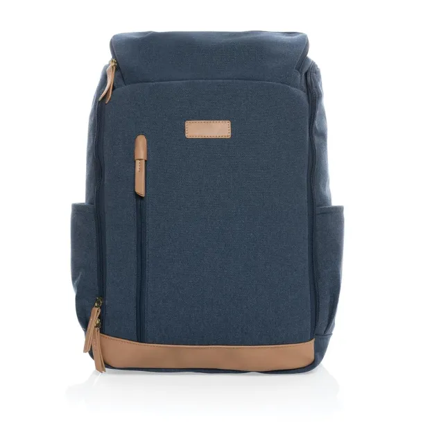  Impact AWARE™ 16 oz. rcanvas 15 inch laptop backpack - XD Collection Blue 