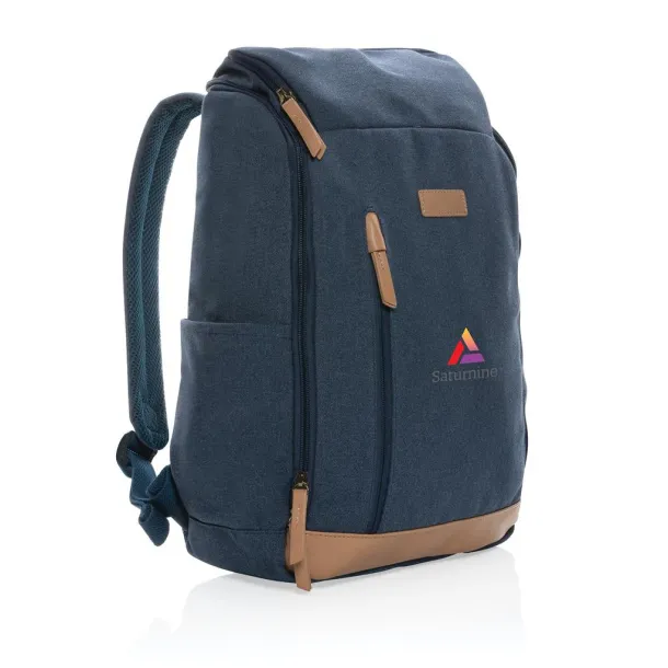 Impact AWARE™ ruksak za laptop od recikliranog platna, 15" - XD Collection Plava