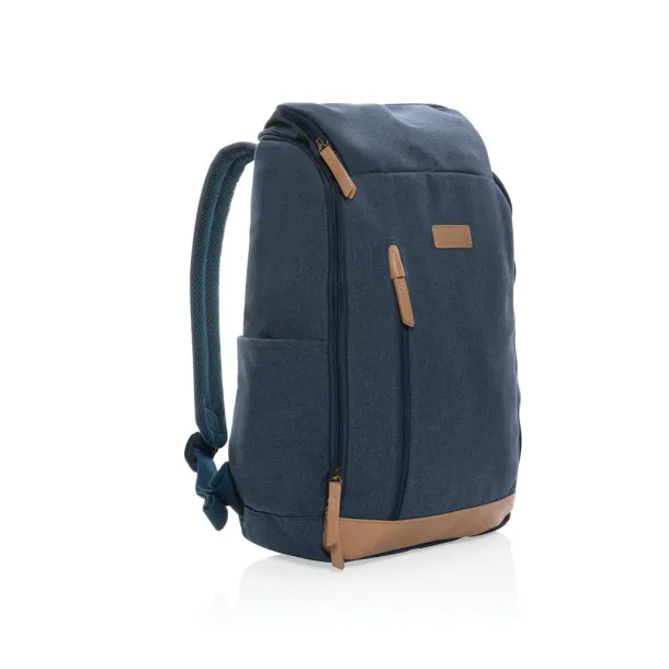  Impact AWARE™ ruksak za laptop od recikliranog platna, 15" - XD Collection Plava