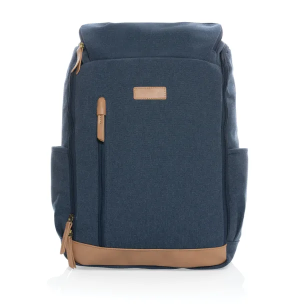  Impact AWARE™ ruksak za laptop od recikliranog platna, 15" - XD Collection Plava