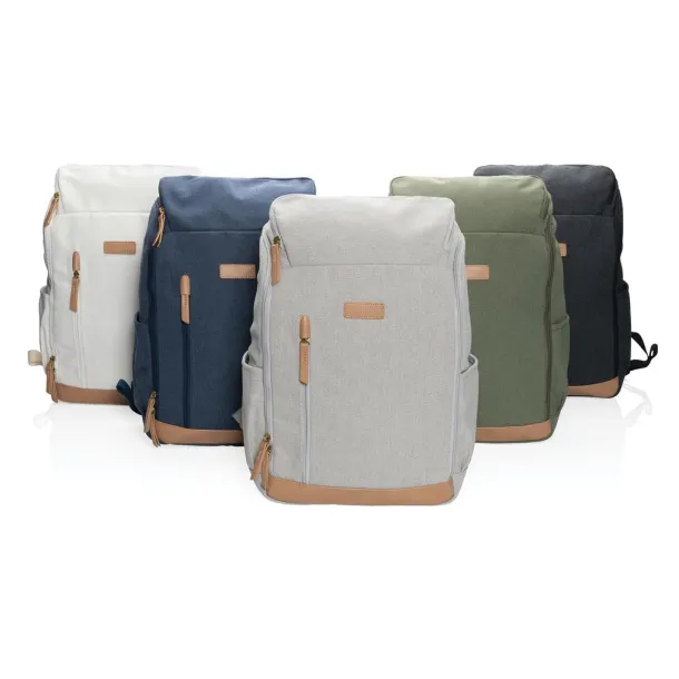  Impact AWARE™ 16 oz. rcanvas 15 inch laptop backpack - XD Collection Bijela 