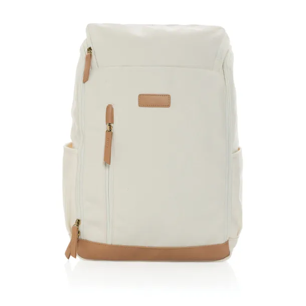  Impact AWARE™ 16 oz. rcanvas 15 inch laptop backpack - XD Collection Bijela 