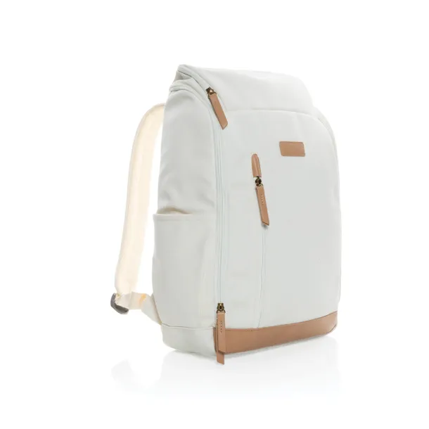  Impact AWARE™ 16 oz. rcanvas 15 inch laptop backpack - XD Collection Bijela 