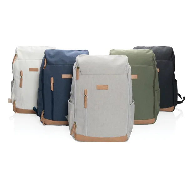  Impact AWARE™ 16 oz. rcanvas 15 inch laptop backpack - XD Collection Bijela 